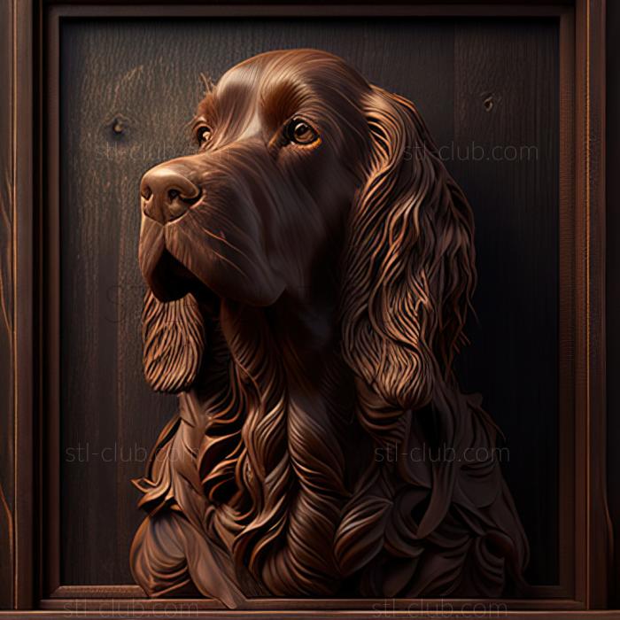 st Field Spaniel dog